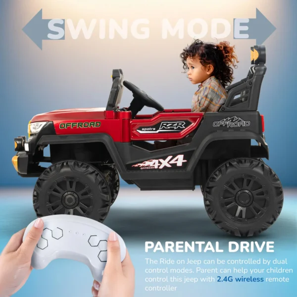 Baybee Rygon Pro 4x4 Battery Operated Jeep for Kids (Painted) - Image 7