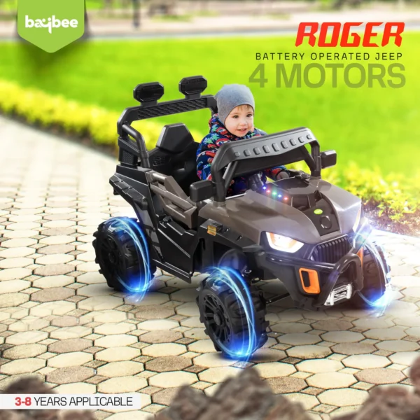 Baybee Roger Rechargeable Battery Operated Jeep for Kids - Image 6