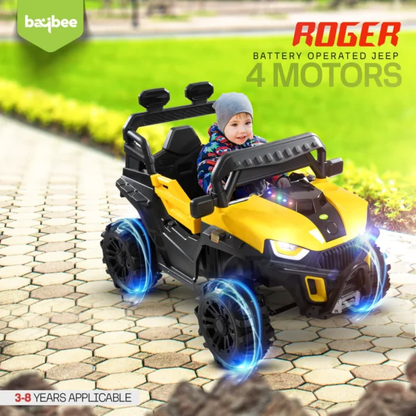 Baybee Roger Rechargeable Battery Operated Jeep for Kids - Image 7