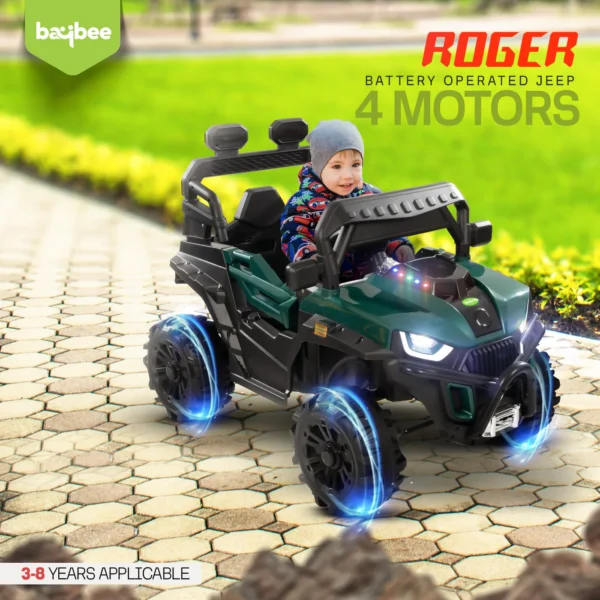 Baybee Roger Rechargeable Battery Operated Jeep for Kids - Image 10