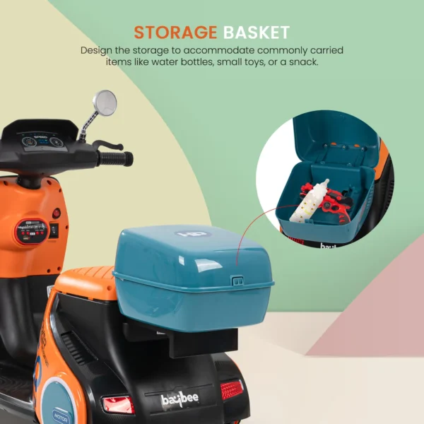 Baybee Daft Rechargeable Battery Operated Bike for Kids - Image 5