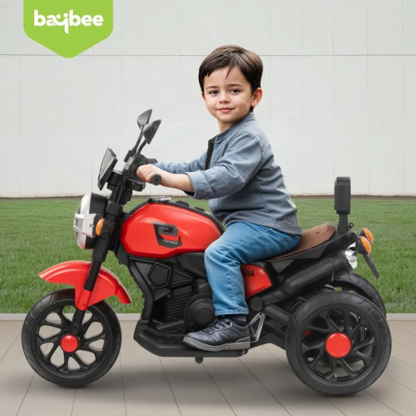 Baybee Zappy Electric Bike for Kids, Ride on Toys Kid Bikes with LED Light, Bluetooth & USB Music - Image 2