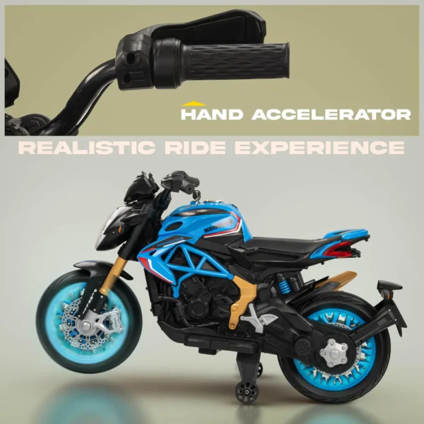 BAYBEE MTK Battery Operated Bike for Kids with Hand Accelerator - Image 2