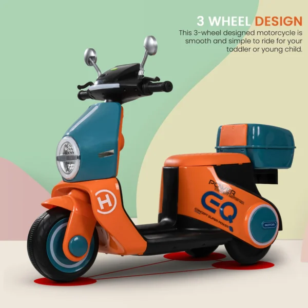 Baybee Daft Rechargeable Battery Operated Bike for Kids - Image 6