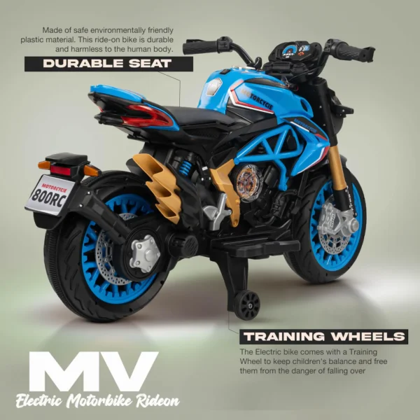 BAYBEE MTK Battery Operated Bike for Kids with Hand Accelerator - Image 6