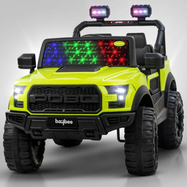 Baybee Bronco Battery Operated Jeep for Kids RGB Windshield Light & Music