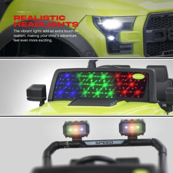 Baybee Bronco Battery Operated Jeep for Kids RGB Windshield Light & Music - Image 7