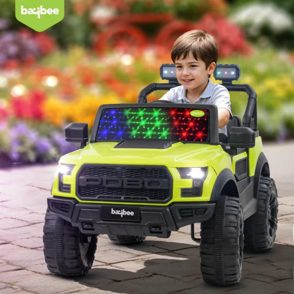 Baybee Bronco Battery Operated Jeep for Kids RGB Windshield Light & Music - Image 5