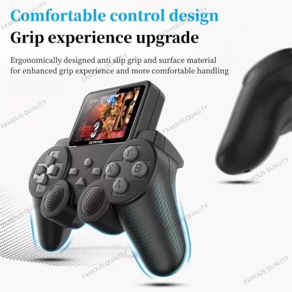 S10-Handheld Game Console,Classic Retro Video Gang Player Colorful LCD Screen USB Rechargeable Portable Game Console with 520 in 1 Classic Old Games Best Toy Gift for Kids - Image 5